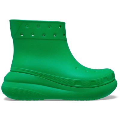 Cizme Crocs Classic Crush Rain Boot Verde - Grass Green foto
