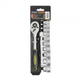 Set Chei Tubulare Heinner 12 piese 3/8&quot; CR-V + Extensie 150mm, Garantie 24 luni