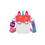 Geantuta Pop IT, model Unicorn 13.6 x 8.6 x 4 cm-Culoare Alb