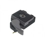 Cumpara ieftin Patina si placuta quick-release replace Manfrotto cu filet 1/4 tata si 3/8 mama pentru video rig, trepiede, monopiede, etc.