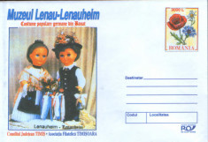 Intreg pos plic nec 2003 - Costume populare germane din Banat - Muzeul Lenau foto