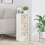 vidaXL Bufet cu sertar Alb 25,5 x 22 x 69,5 cm 8000548