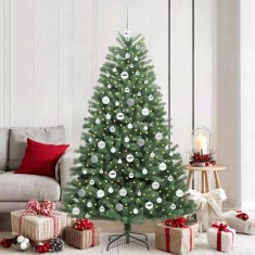 vidaXL Brad de Crăciun artificial cu ramuri articulare Verde 180 cm 3395492