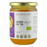 Miere de tei ecologica cruda, 700g, Republica Bio