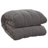 Patura grea, gri, 200x220 cm, 9 kg, material textil