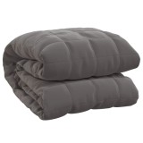 Cumpara ieftin Patura cu greutati, gri, 220x240 cm, 15 kg, material textil