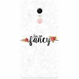 Husa silicon pentru Xiaomi Redmi Note 4, Im So Fancy Floral