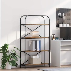 vidaXL Raft pentru cărți Lemn vechi 80 x 30 x 146 cm Lemn compozit