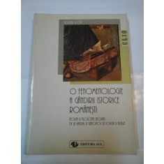 O fenomenologie a gandirii istorice Romanesti - Adrian POP
