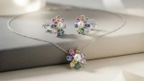 Cumpara ieftin Set din Argint 925 Floare Galbenele cu Perle si Zirconii Multicolore