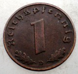 2.442 GERMANIA 1 REICHSPFENNIG 1937 D, Europa, Bronz