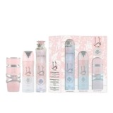Lattafa Yara, Set Cadou Edp 100 ml, Spray de Corp 200 ml, Odorizant Camera 300 ml
