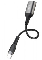 Cablu transfer date OTG XO NB201 USB-A - USB-C 15cm, Negru