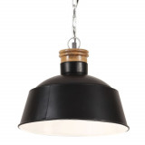 Lampa suspendata industriala, negru, 32 cm, E27 GartenMobel Dekor, vidaXL