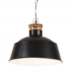 Lampa suspendata industriala, negru, 32 cm, E27 GartenMobel Dekor