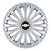 Set 4 Capace Roti, potrivite jantelor de R14, pentru Chevrolet, model dino cromat, Autohelix MSA
