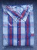 Camasa barbateasca brodata cu RBT Turistic Line, marimea XL, noua, in tipla, Maneca scurta