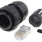 Mufă RJ45 Cat6 Ecranat IP67/IP68