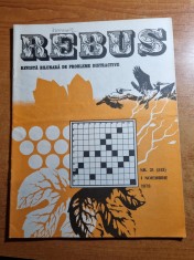 revista rebus 1 noiembrie 1978 - 1 rebus completat cu craionul