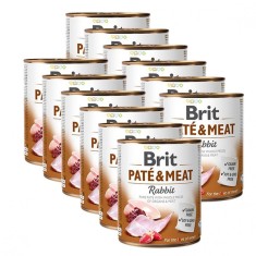 Conserva Brit Pate &amp;amp;amp; Meat Rabbit, 12 x 800 g foto