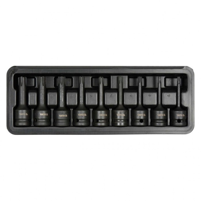 Set biți impact ribe, 9 buc Yato YT-10681