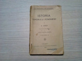 ISTORIA POPORULUI ROMANESC - Vol. I - N. Iorga - 1922, 326 p., Alta editura