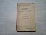 ISTORIA POPORULUI ROMANESC - Vol. I - N. Iorga - 1922, 326 p.