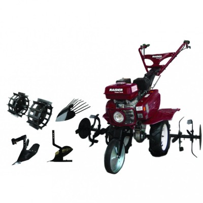 Motocultor 7 CP-2+1 viteze si kit cu accesorii incluse RD-T03, Raider foto