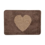 Cumpara ieftin Covoras baie textil maro 58x38x1 cm