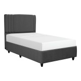 Cumpara ieftin Pat de 1 persoana Lineo Pako World Antracit 120x200x30 cm