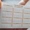 Calendar 2008 Biblioteca VA Urechia Galati, 10.5x7.5 cm