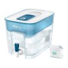 Recipient Filtrant Apa BRITA Flow XXL 8.2L, 5.2L Filtrata, Albastru, 1x Maxtra PRO, Indicator Memo, Fara BPA, Filtru Brita