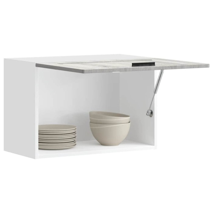 vidaXL Dulap de bucatarie &quot;Porto&quot; din lemn prelucrat Sonoma gri 854083