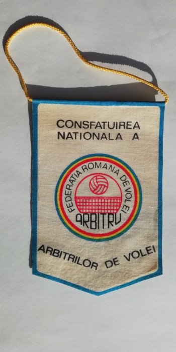 D9 15 - fanion - sport - volei - Consfatuirea nationala a arbitrilor - Brasov 92