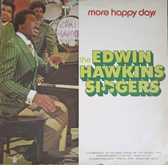 Disc vinil, LP. More Happy days-Edwin Hawkins Singers