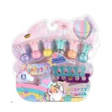 Cumpara ieftin Set Lacuri de Unghii cu Sclipici pentru Fetite, Candy Girl - Pretty Animals