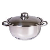 Oala inox Cocinera Zilan, 1.8 l, nr 18, capac inox