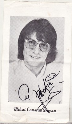 Bnk div Muzica - Autograf Mihai Constantinescu foto