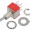 Comutator basculant E-SWITCH DPDT ON-ON 2A/250VAC 5A/28VDC 100