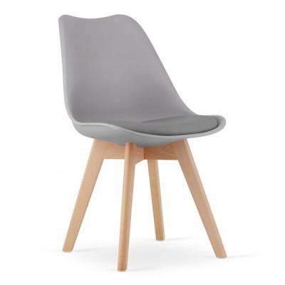 Scaun bucatarie/living, Artool, Mark, PP, lemn, gri, 49x42x82 cm GartenVIP DiyLine foto