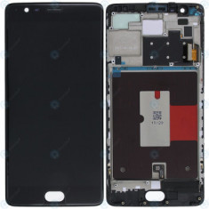 OnePlus 3, OnePus 3T Unitate de afișare completă (Service Pack) negru 2011100004