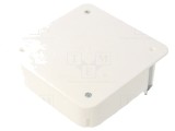 Cutie electrică &icirc;n perete 100x100x40 mm, albă