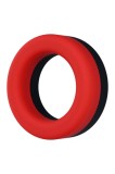 Inel de Penis TakeOff Performance Plus, Silicon Lichid, Rosu/Negru