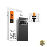 Folie de protectie Camera spate Spigen EZ FIT pentru Google Pixel 9 Pro Sticla Securizata Set 2 bucati AGL08444