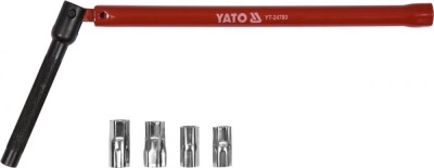 YATO Cheie unghiulara pentru fitinguri cu 5 capete 8, 9, 10, 11, 12 mm foto