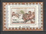 Ungaria.1978 Ziua marcii postale:Mozaic panonian-Bl. XU.280