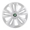 Set 4 Capace Roti Terra Gri R15 pentru Skoda