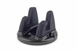 Suport Auto Telefon Rotativ 360&deg; HOLD-15, Universal, Adeziv, Bord/Parbriz, Tableta/Smartphone