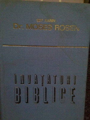 Moses Rosen - Invataturi biblice (editia 1978) foto