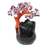 Cumpara ieftin Fantana arteziana, Copac Feng-Shui cu pietre aventurin, Mov, 28 cm, 1245H-4